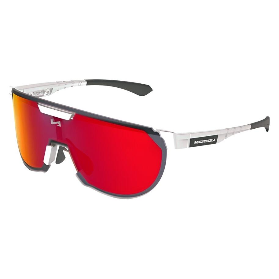 Scicon AEROTRAIL cykelbriller white gloss/multimirror red (White Gloss, multimirror red) (EY430608)