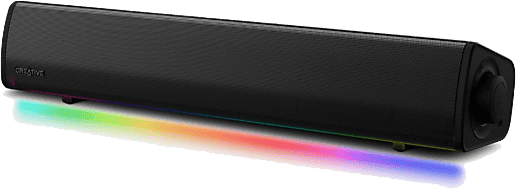 Barra de sonido - Creative Sound Blaster GS3, Iluminación RGB Personalizable, Bluetooth, 24W, Negro