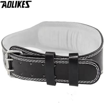 Inspire Picks AOLIKES Wide Weightlifting Belt Powerlifting Waist Support Belt For Bodybuilding, Barbell Training & Gym Workouts black s