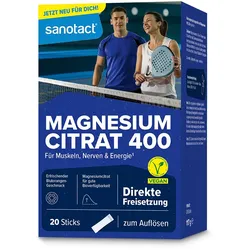 SANOTACT Magnesium Citrat 400 Pulver 117 g