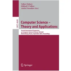 Computer Science - Theory and Applications, Fachbücher von Andrei, Volkov, Mikhail, Voronkov, Volker Diekert