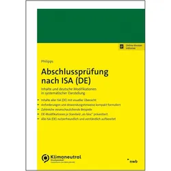 Abschlussprüfung nach ISA (DE), Schulbücher von Holger Philipps
