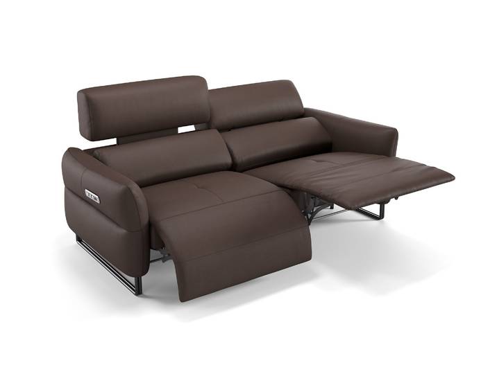 Leder Sofa LUNA 3-Sitzer Relaxcouch Luxus Polstergarnitur