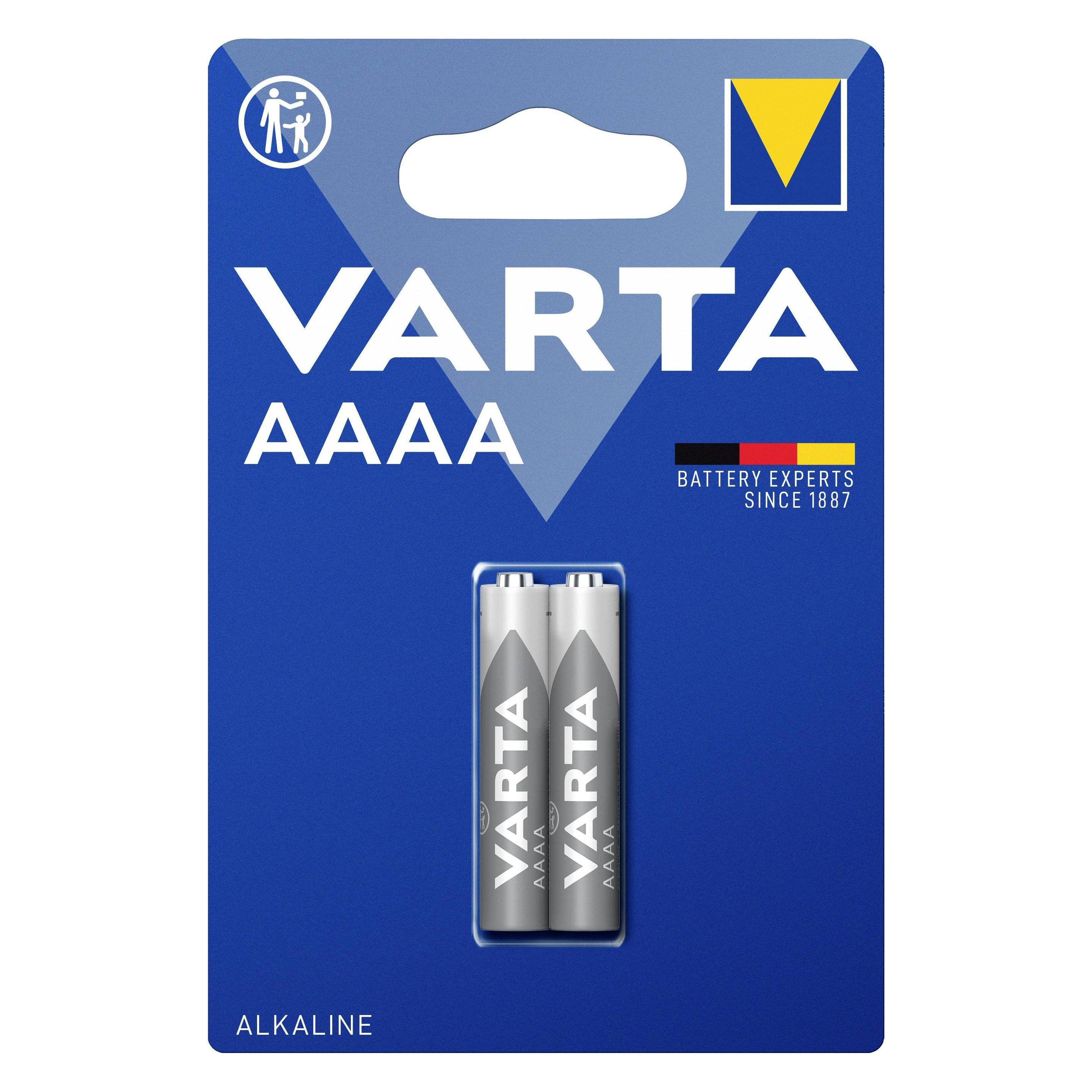 Varta Electronics AAAA (2 Stk., AAAA, 650 mAh) (04061 101 402)