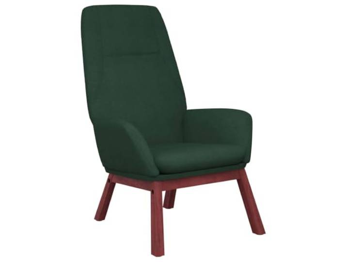 HAQWRDQSG Relaxsessel Dunkelgrün Polstersessel Wohnzimmersessel Bequemer Lesesessel mit atmungsaktivem Stoffbezug und Holzbeinen, ideal für Leseecke, Schlafzimmer und Entspannung.