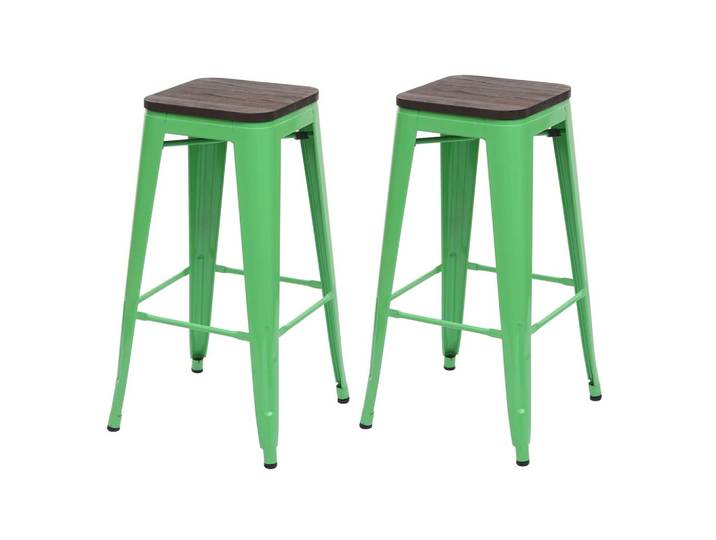 BARHOCKER Grün 2er-Set