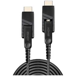 LINDY HDMI Anschlusskabel HDMI-Micro-D Stecker, HDMI-Micro-D Stecker 20.00 m Schwarz 38321 4K UHD HDMI-Kabel