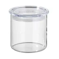 BOHEMIA Cristal Vorratsdose Simax 400 ml Kristall, Kristalloptik Transparent Klar S (Small)