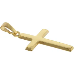 trendor 08500 Kreuz Gold 333 mit goldplattierter Venezianer Kette, 50 cm