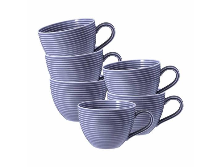 Seltmann Weiden Kaffeetassen Beat Color Glaze Fliederblau 0,26 l 6er Set, Violett, Keramik, 0.26 L, Geschirr, Tassen, Kaffeetassen