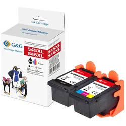 2 G&G XL-Druckerpatronen -Kombipack SCHWARZ + COLOR- kompatibel zu Canon PG-545X