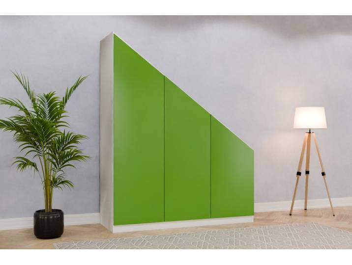 Schrank nach Maß - RAL 6018 Gelbgrün - 213x170x62cm - Individuell konfigurieren