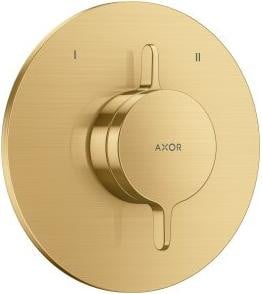 Axor One inbouw mengkraan met 2 aansluitingen, geborsteld goudkleur
