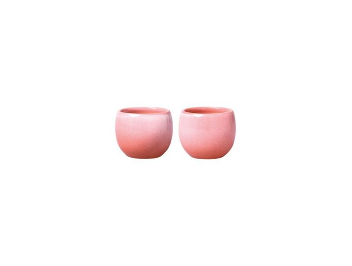 EIERBECHER Perlemor Home Coral rosa-rot 50 ml 2er Set