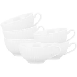 TEETASSEN Amina Weiß 0,14 l 6er Set