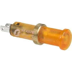Schneider Electric XVLA225 Leuchtmelder, Harmony XVL, 8mm, gelb, geschützte LED, 12V DC, Flachsteckanschluss