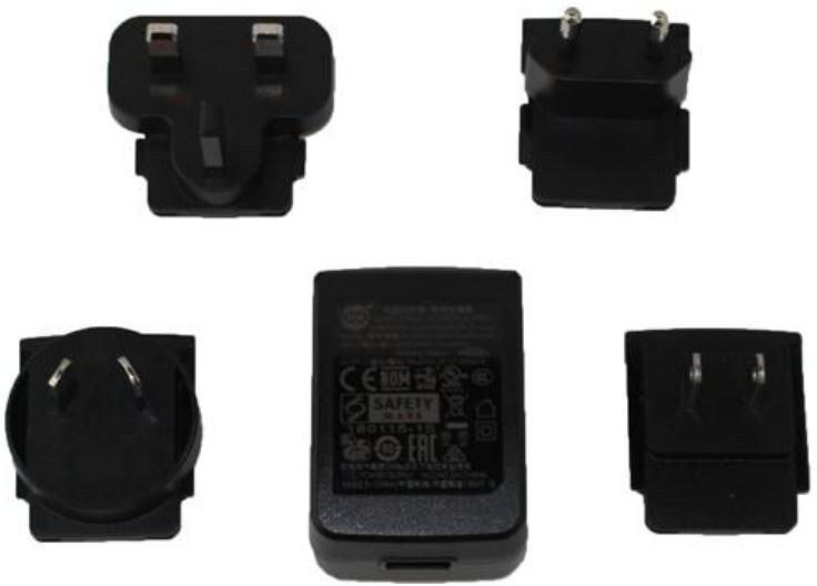 DataLogic 94ACC0383 Power Wall Adapter Kit with 4 Regional Plug Adapters for Memor 30/35