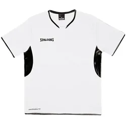 Spalding, Unisex, Sportshirt, Shooting (164), Weiss, Schwarz