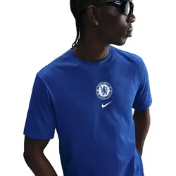 NIKE FC Chelsea London Crest T-Shirt Herren 495 - rush blue M