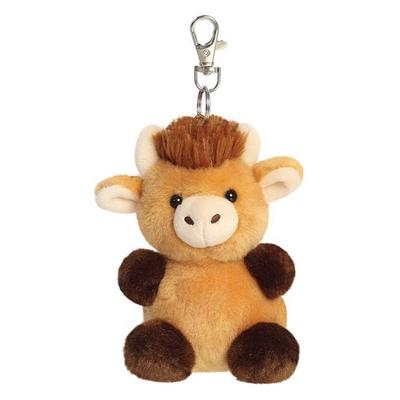 Palm Pals Hubert Highland Cow Clip-On 4In