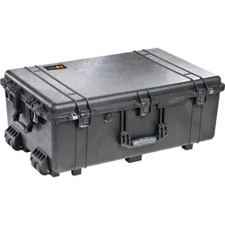 PELICASE 1650 schwarz mit Schaumstoffeinlage und Rollen (Angebot)