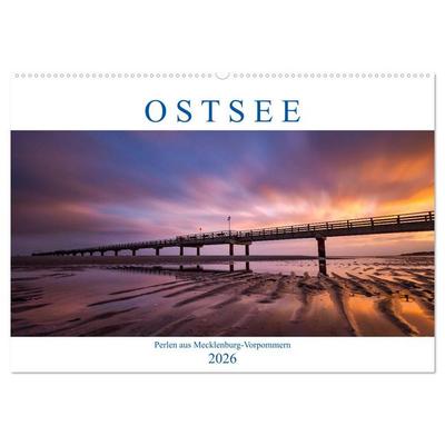 Ostsee - Perlen aus Mecklenburg-Vorpommern (Wandkalender 2026 DIN A2 quer), CALVENDO Monatskalender
