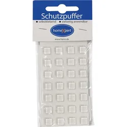 Schutzpuffer Clear 10mm Ku.transp.Quadrat selbstkl. - 563100