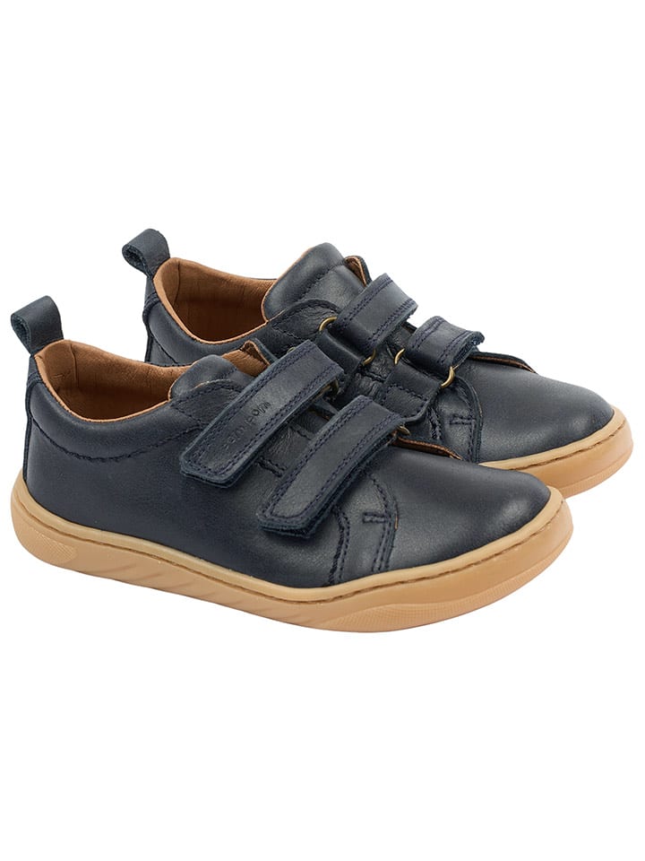 POM POM Leder-Barfußschuhe in Dunkelblau - 33