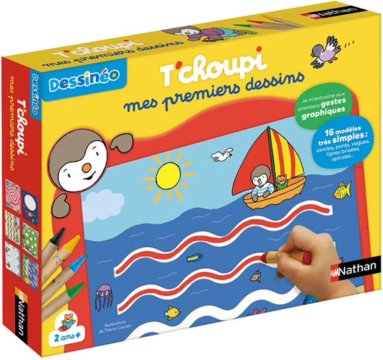 Dessinéo premiers dessins T'choupi - Nathan