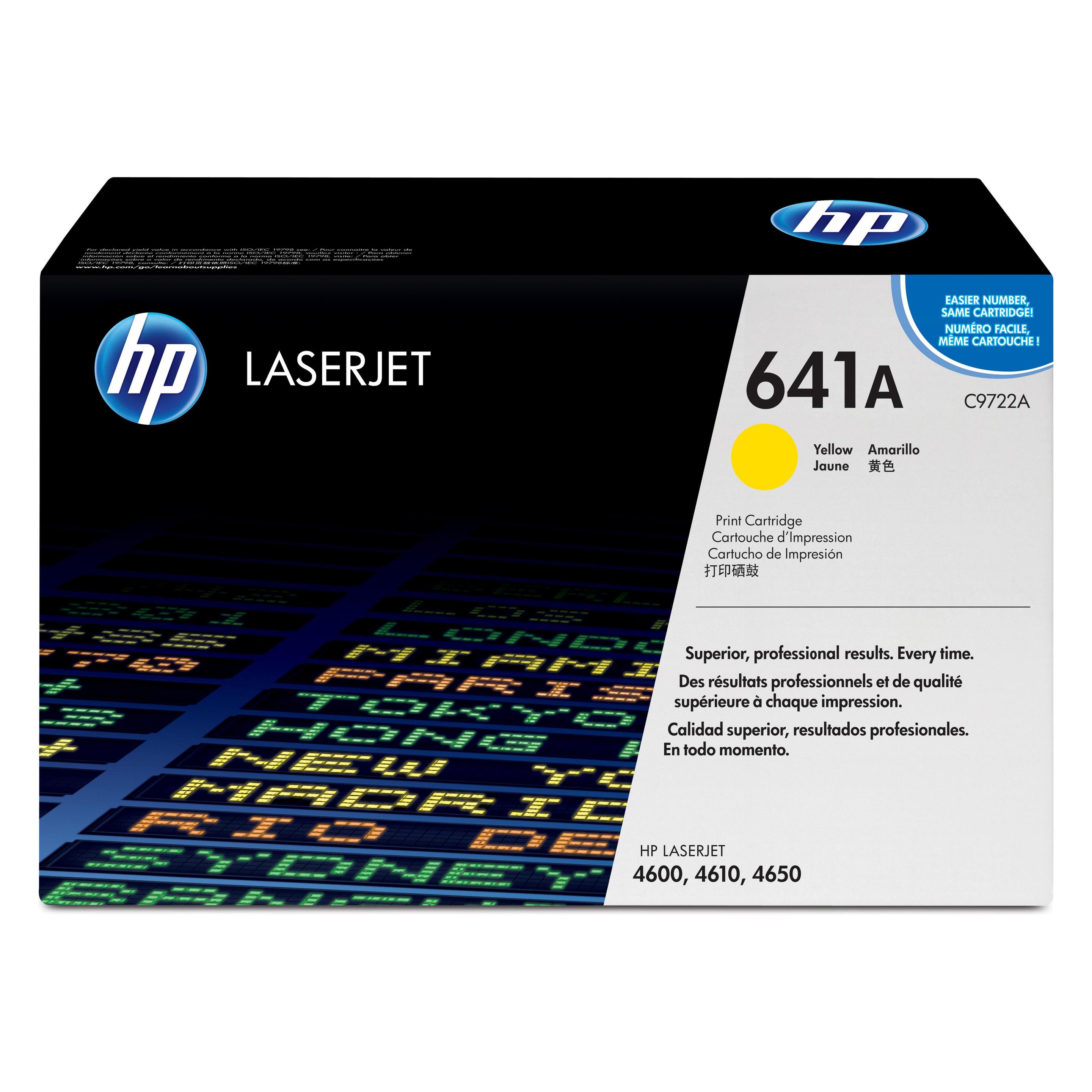 HP Toner Cartridge 8000sh Yellow (Y) (C9722-67901)