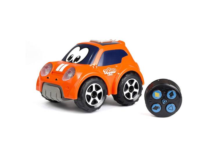 Spielzeugauto, Orange, Schwarz, Weiß, Kunststoff, 13x12.5x19 cm, Spielzeug, Spielzeugautos