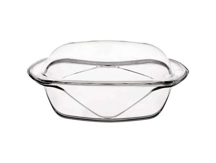Auflaufform Chef Table transparent Glas Rechteckig B 25 T 15 cm