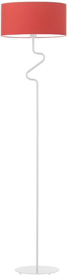 Fairmont Park Esmerelda 166 H cm Traditional Floor Lamp Red/Silver 166cm H X 40cm W X 40cm D