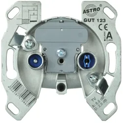 Elso 162220 Antennensteckdose Stammleitungsdose ad=8dB bis 862 MHz