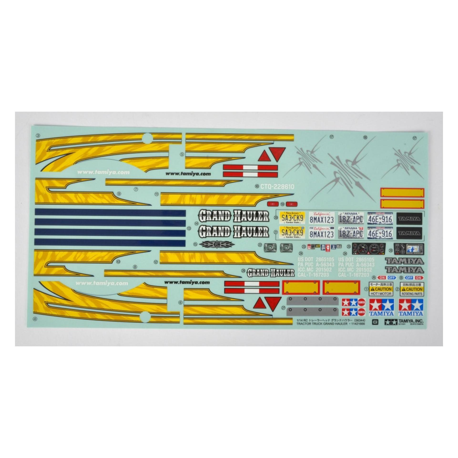 Tamiya Sticker Grand Hauler (311421666)