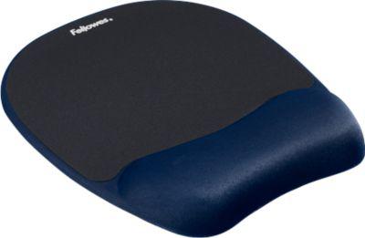 Fellowes Mauspad mit Handgelenkauflage, mit Memory Foam, blau