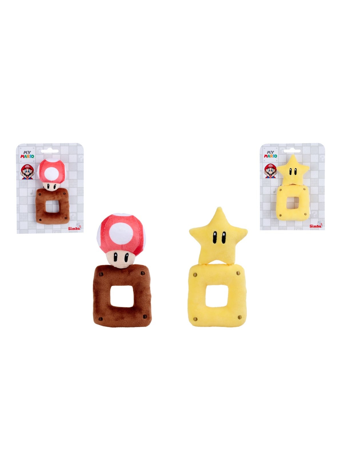 Simba Toys plush My Mario Mushroom & Super Star, 2-a.