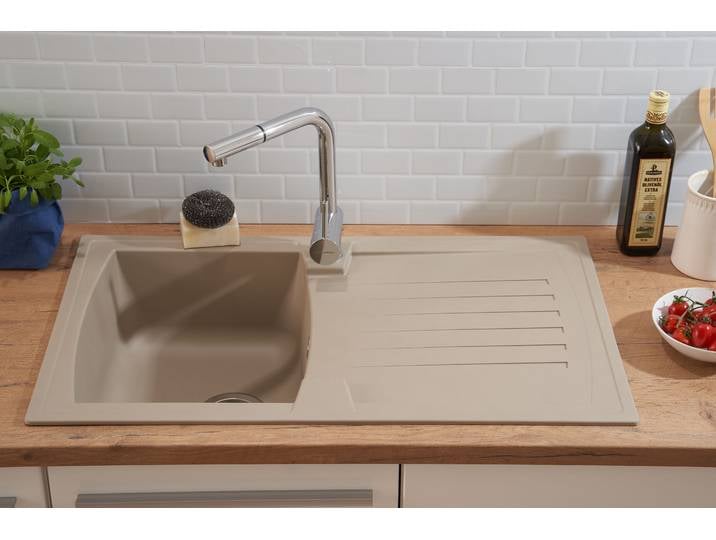 Évier Boston 1 cuves 86 x 20 x 50cm Beige