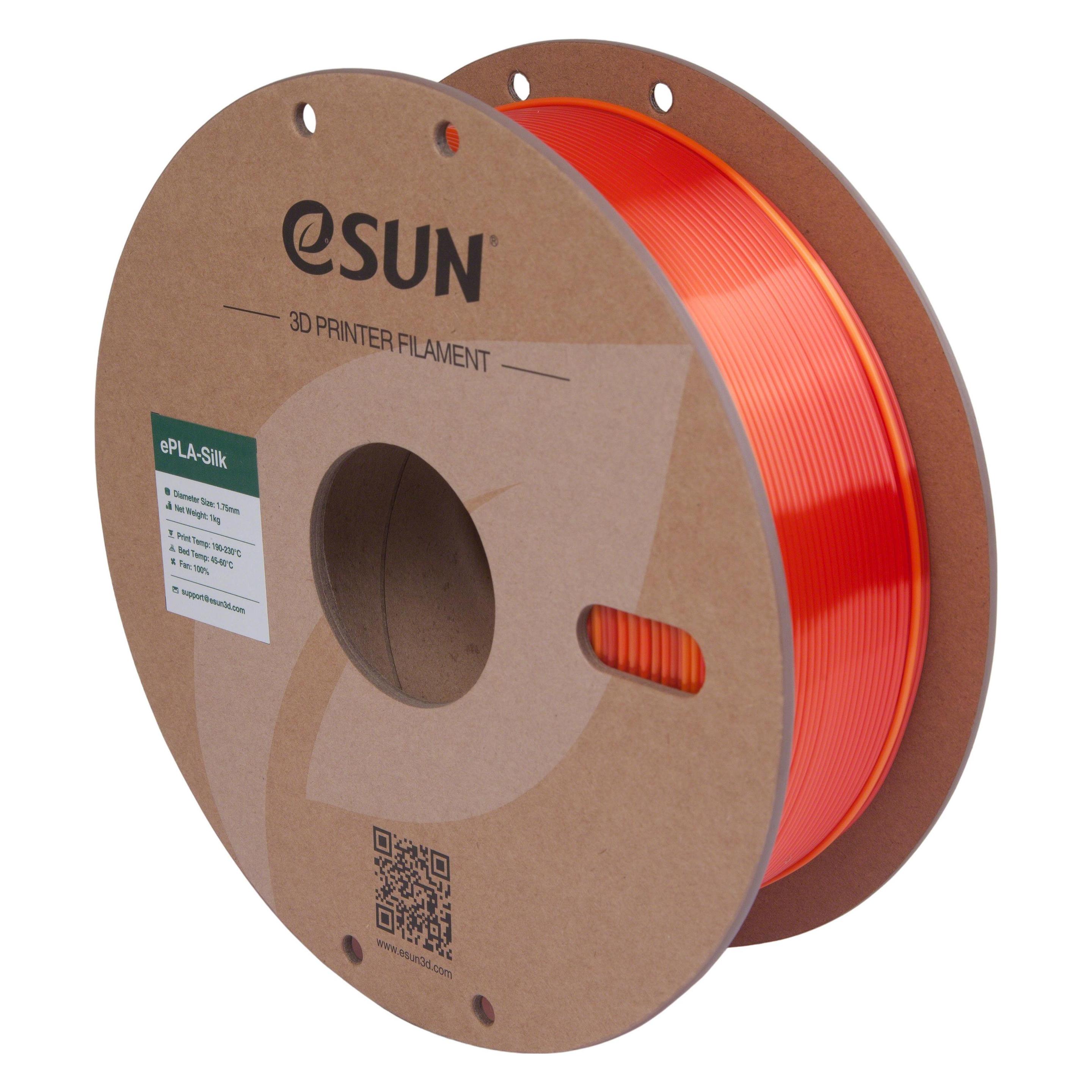 eSUN EPLA-SILK 1,75mm SCORCHING SUN 1kg (1000 g, 1.75 mm) (EPLA-SILK-P175SC1)