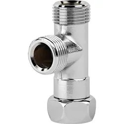 T-Stück verchromt DN10 (3/8'')