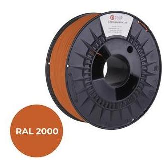 C-Tech Tisková struna (filament) PREMIUM LINE, PLA, žlutooranžová, RAL2000 (PLA, 1000 g, 1.75 mm) (3DF-P-PLA1.75-2000)