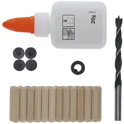 Bosch Holzdübel-Set, 32tlg., 6 mm, 30 mm - 2607000449