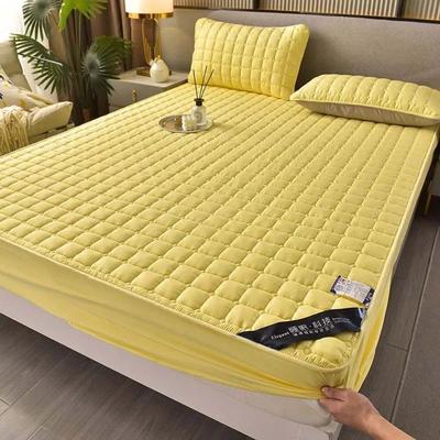 Uplift Treasures Soft Skin Friendly Quilted Mattress Protector Cover yellow 78.74 86.61 10.63 In