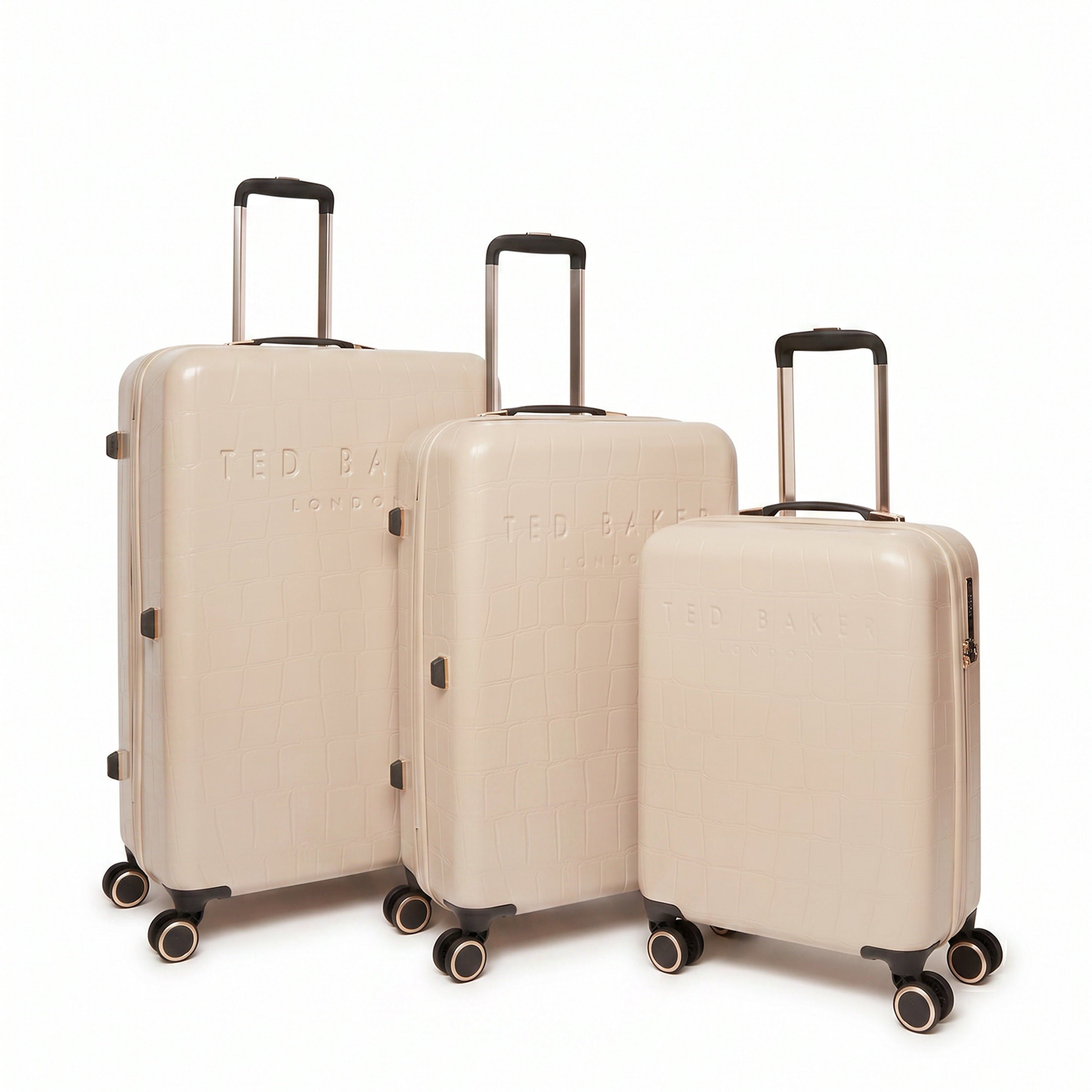 Ted Baker Icon Case 3 Piece Luggage Set - Putty