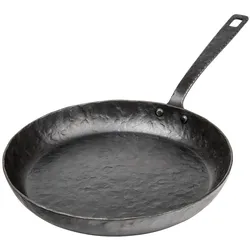 Forged Padella Essenziale in Acciaio Forgiato, Pfanne + Kochtopf, Schwarz