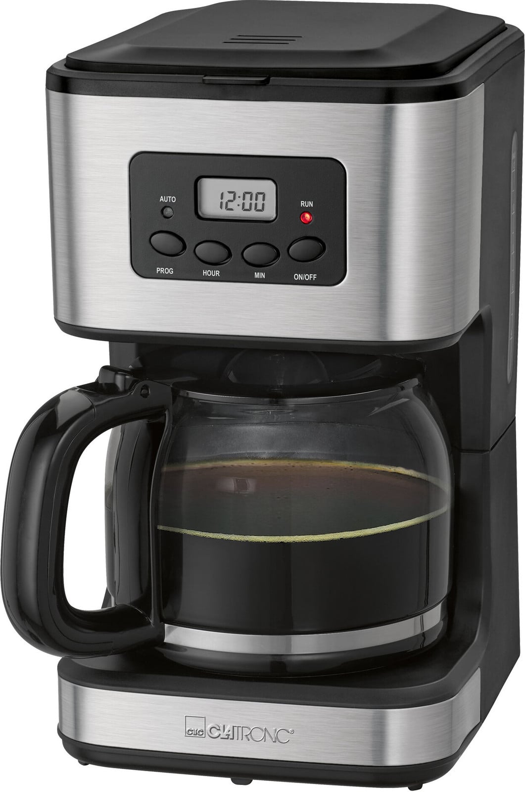 Clatronic KA 3642 Kaffeemaschine, 14 kopjes, zilver