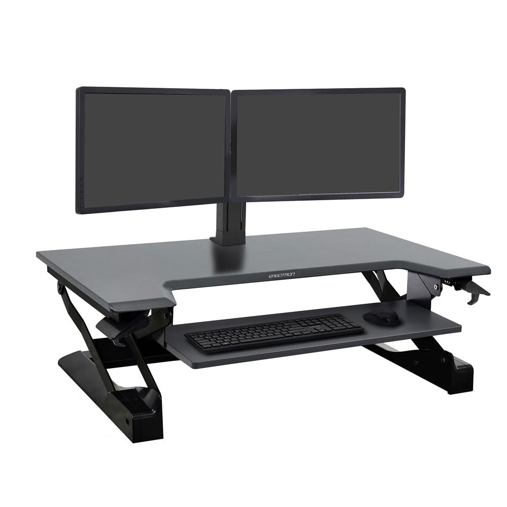 Ergotron WorkFit-TL Steh-Sitz Arbeitsplatz (schwarz) 33-406-085