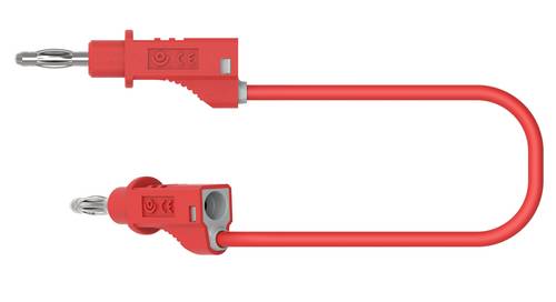 Electro PJP 2117-CD1-200R Messleitung Bananenstecker Bananenstecker 2.00m Rot 1St.