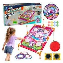 Lean Toys Ringo 4-in-1 Einhorn-Wurfziel