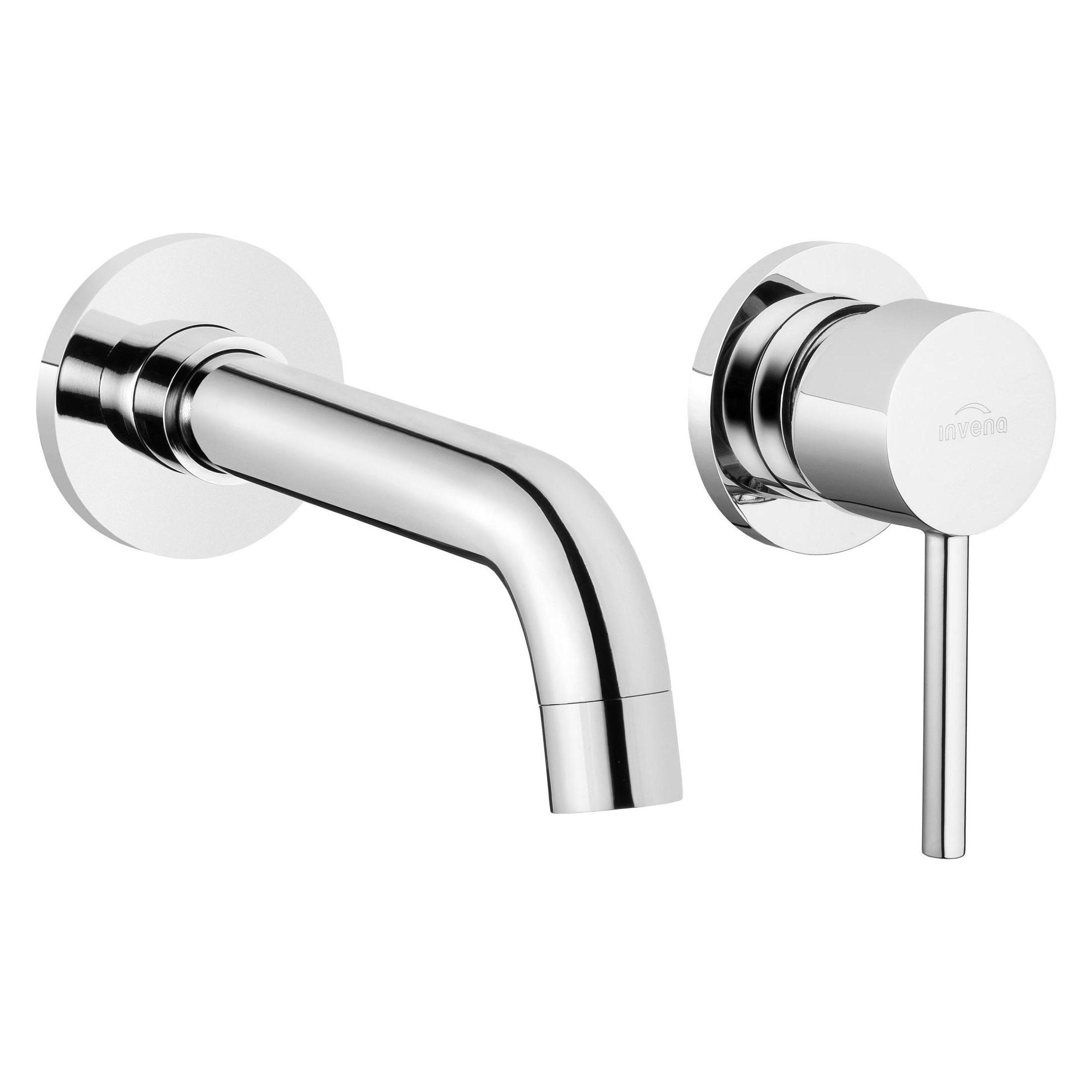 Invena In-Wall Washbasin Mixer Dafni. Chrome (BP-88-U01)
